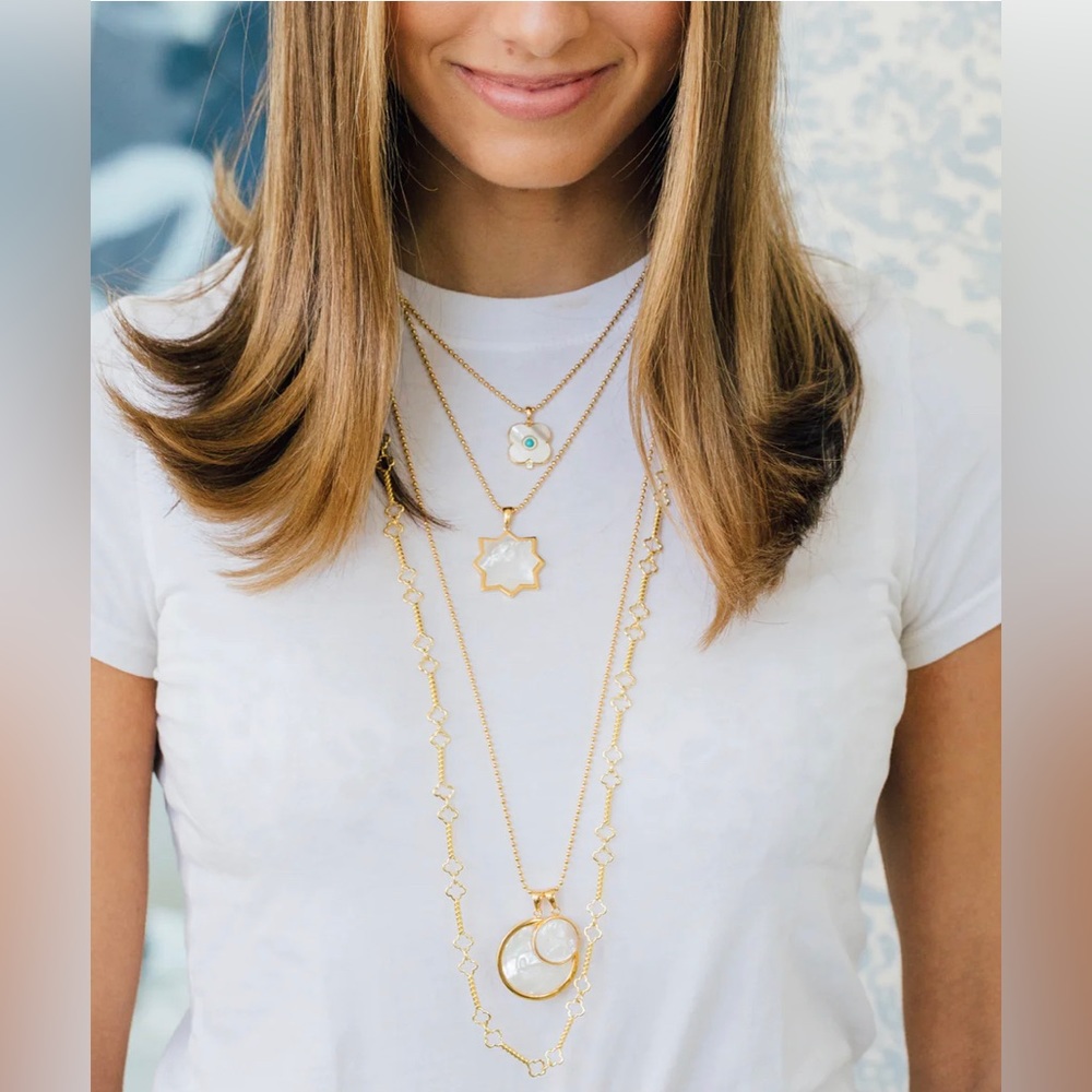 New Asha Taurus Pendant with Long and Short Chains